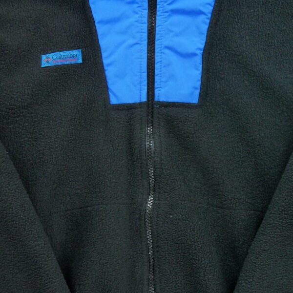 Veste polaires homme manches longues noir Columbia Col Montant