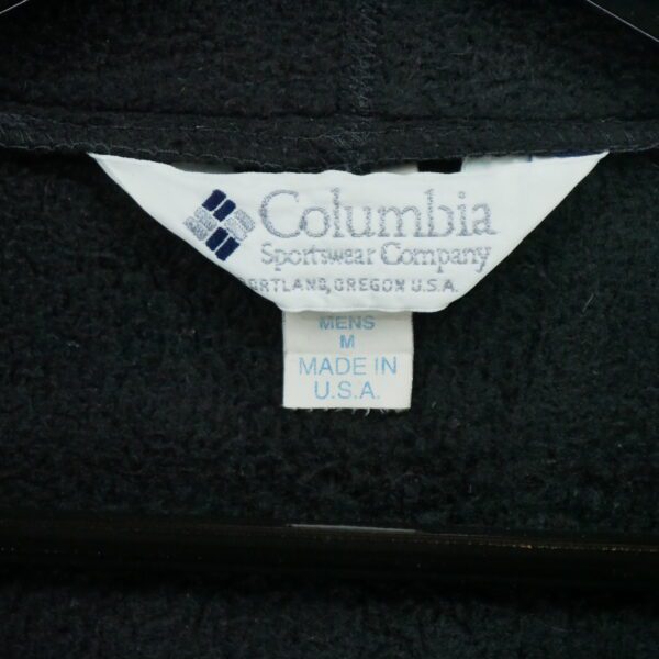 Veste polaires homme manches longues noir Columbia Col Montant