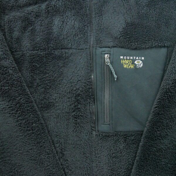 Veste polaires homme manches longues noir Mountain Hardwear Col Montant