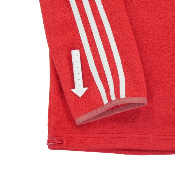 Veste polaires homme manches longues rouge Adidas Col Montant