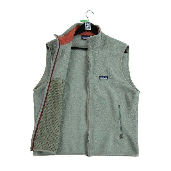 Veste polaires homme sans manches gris Patagonia Col Montant