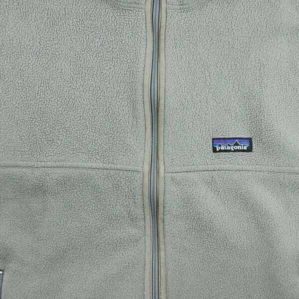 Veste polaires homme sans manches gris Patagonia Col Montant