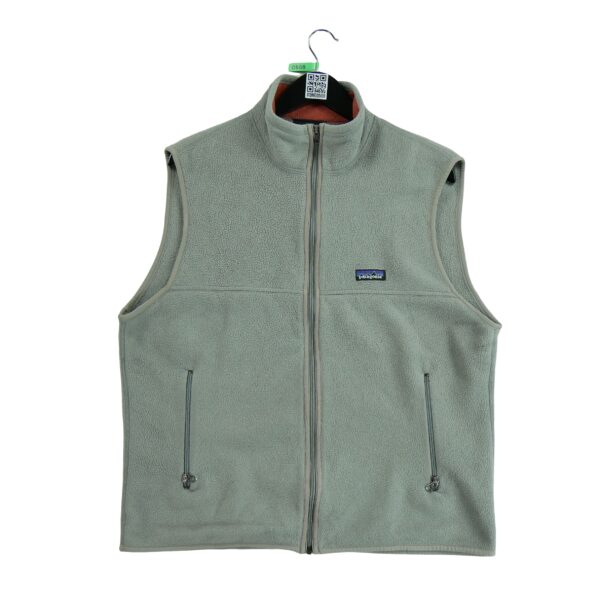Veste polaires homme sans manches gris Patagonia Col Montant