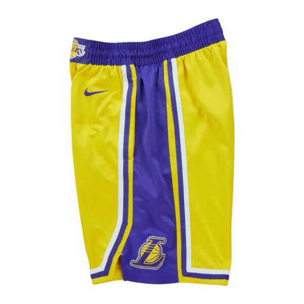 Short Homme NBA Los Angeles Lakers Jaune – Image 3