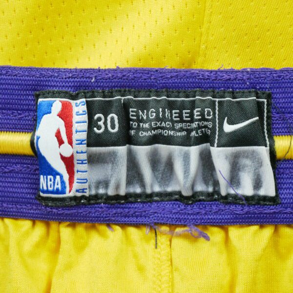Short Homme NBA Los Angeles Lakers Jaune – Image 4