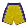Short Homme NBA Los Angeles Lakers Jaune – Image 2