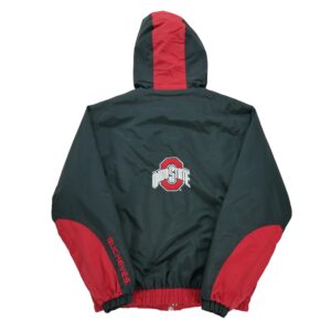 Blouson homme manches longues rouge NCAA Col Montant Equipe Ohio State