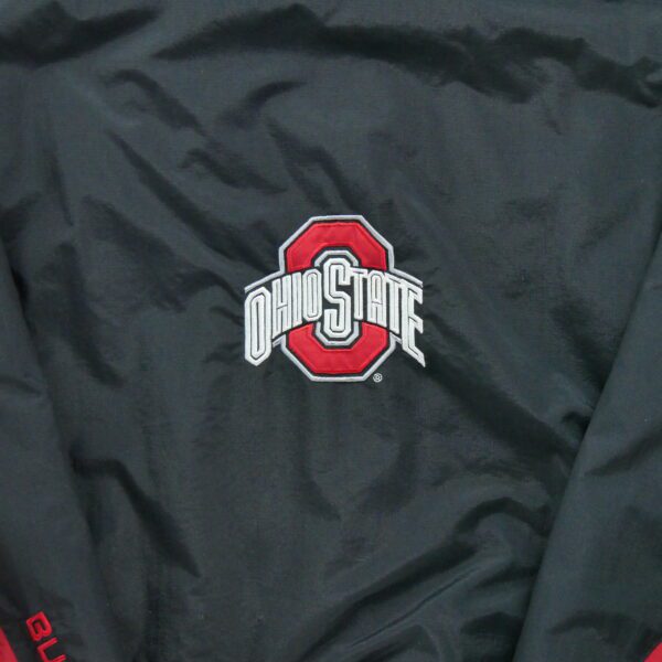 Blouson homme manches longues rouge NCAA Col Montant Equipe Ohio State