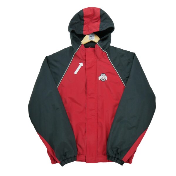Blouson homme manches longues rouge NCAA Col Montant Equipe Ohio State