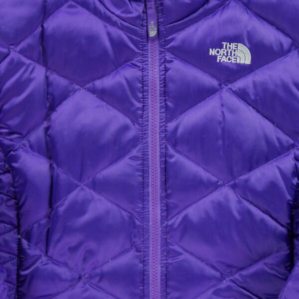 Doudoune enfant manches longues violet The North Face Col Montant