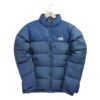 Doudoune homme manches longues marine The North Face Col Montant