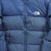 Doudoune homme manches longues marine The North Face Col Montant