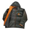 Doudoune homme manches longues marron NFL Col Montant Equipe Cleveland Browns