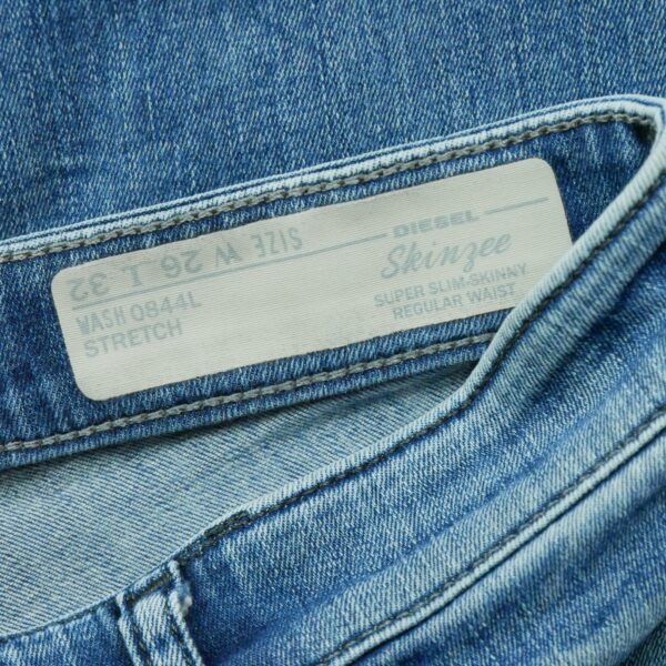 Jean coupe skinny femme bleu clair Diesel