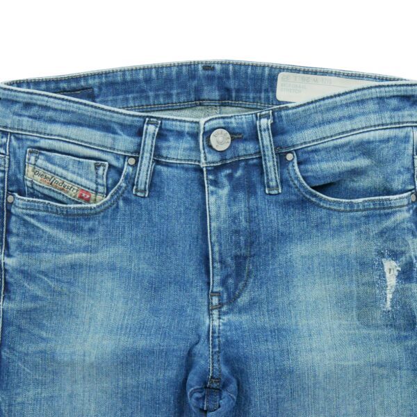 Jean coupe skinny femme bleu clair Diesel