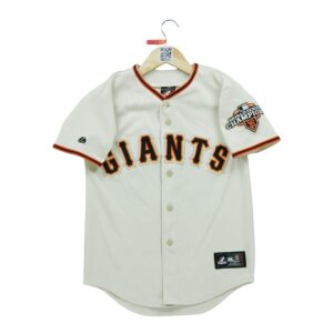 Maillot manches courtes enfant beige Majestic Equipe San Francisco Giants
