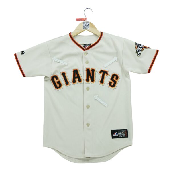 Maillot manches courtes enfant beige Majestic Equipe San Francisco Giants
