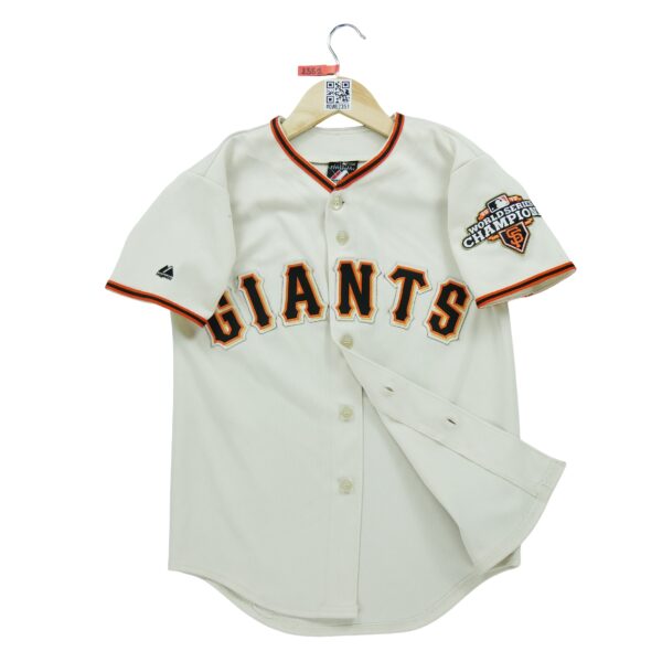 Maillot manches courtes enfant beige Majestic Equipe San Francisco Giants