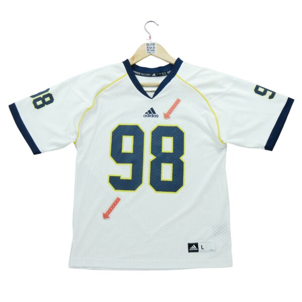 Maillot manches courtes enfant blanc Adidas Equipe Michigan
