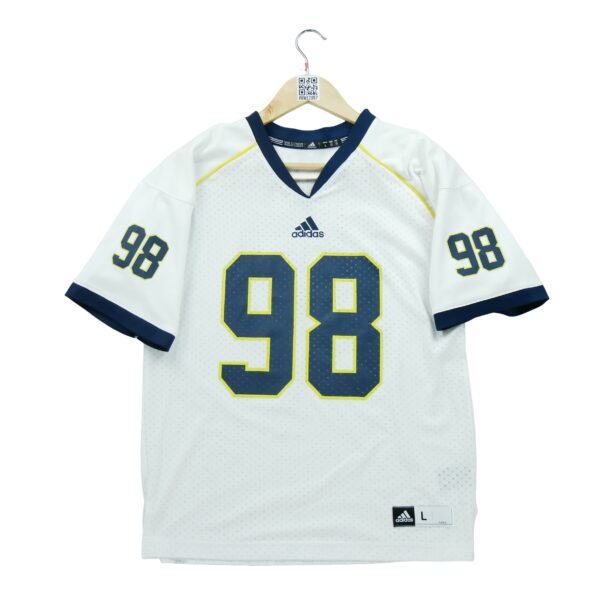 Maillot manches courtes enfant blanc Adidas Equipe Michigan