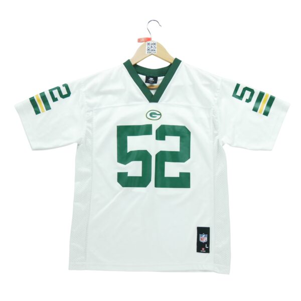 Maillot manches courtes enfant blanc NFL Equipe Green Bay Packers