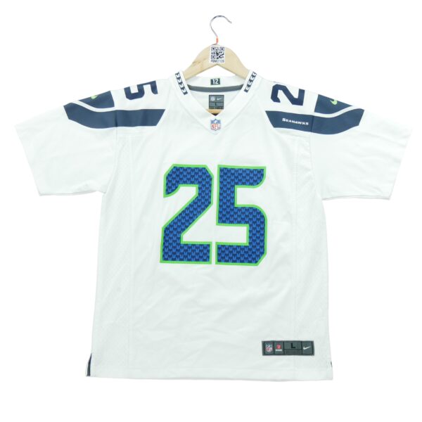 Maillot manches courtes enfant blanc Nike Equipe Seattle Seahawks