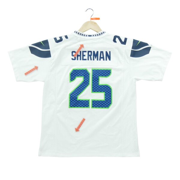 Maillot manches courtes enfant blanc Nike Equipe Seattle Seahawks
