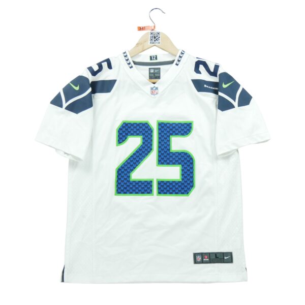 Maillot manches courtes enfant blanc Nike Equipe Seattle Seahawks