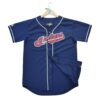 Maillot manches courtes enfant marine Majestic Equipe Cleveland Guardians