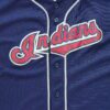 Maillot manches courtes enfant marine Majestic Equipe Cleveland Guardians