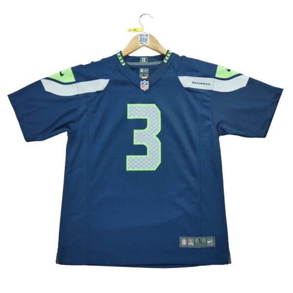 Maillot manches courtes enfant marine Nike Equipe Seattle Seahawks