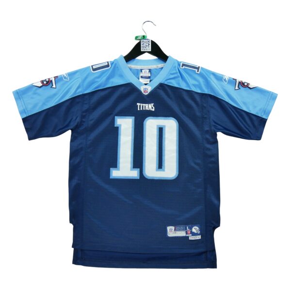 Maillot manches courtes enfant marine Reebok Equipe Tennessee Titans