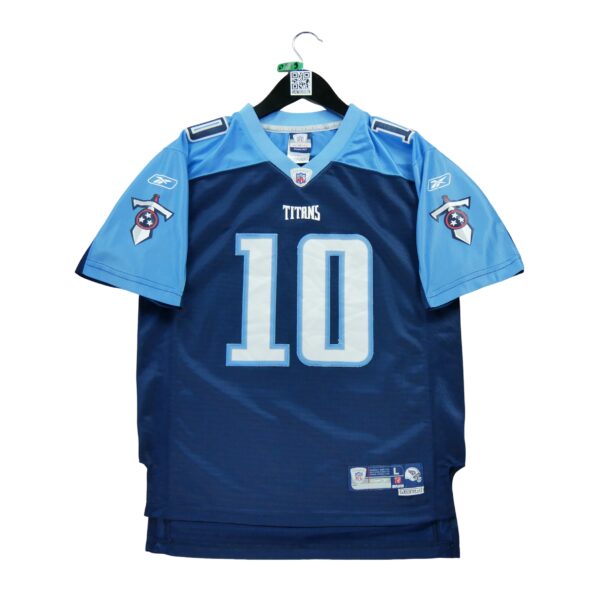 Maillot manches courtes enfant marine Reebok Equipe Tennessee Titans