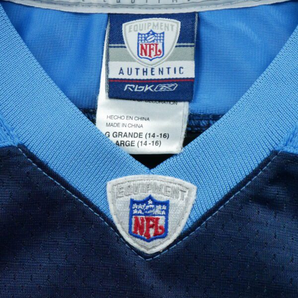 Maillot manches courtes enfant marine Reebok Equipe Tennessee Titans