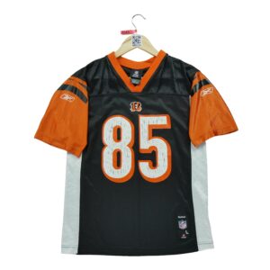 Maillot manches courtes enfant noir Reebok Equipe Cincinnati Bengals