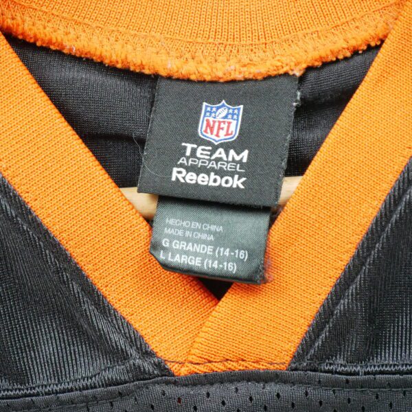 Maillot manches courtes enfant noir Reebok Equipe Cincinnati Bengals