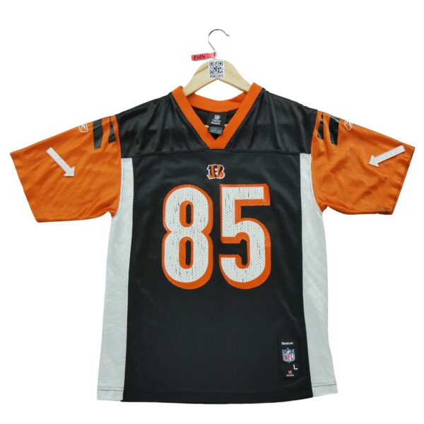 Maillot manches courtes enfant noir Reebok Equipe Cincinnati Bengals