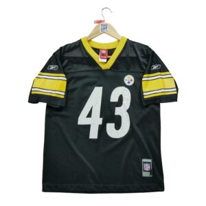 Maillot manches courtes enfant noir Reebok Equipe Pittsburgh Steelers