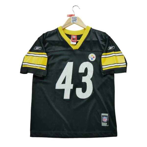 Maillot manches courtes enfant noir Reebok Equipe Pittsburgh Steelers
