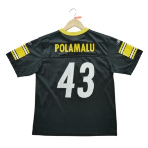 Maillot manches courtes enfant noir Reebok Equipe Pittsburgh Steelers