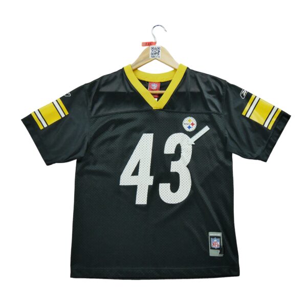 Maillot manches courtes enfant noir Reebok Equipe Pittsburgh Steelers