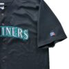 Maillot manches courtes enfant noir Russell Athletic Equipe Seattle Mariners