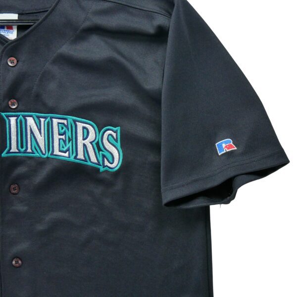 Maillot manches courtes enfant noir Russell Athletic Equipe Seattle Mariners