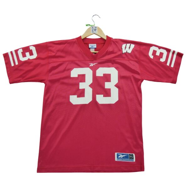 Maillot manches courtes enfant rouge Reebok Equipe Wisconsin