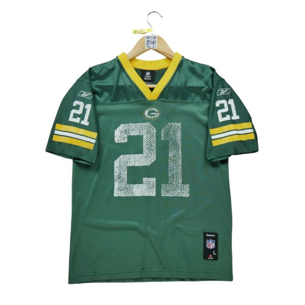 Maillot manches courtes enfant vert Reebok Equipe Green Bay Packers