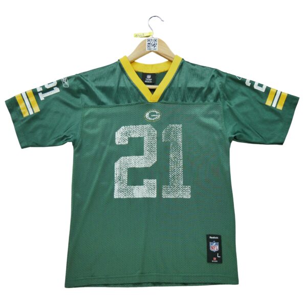 Maillot manches courtes enfant vert Reebok Equipe Green Bay Packers