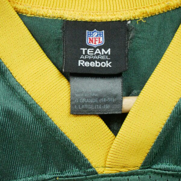 Maillot manches courtes enfant vert Reebok Equipe Green Bay Packers