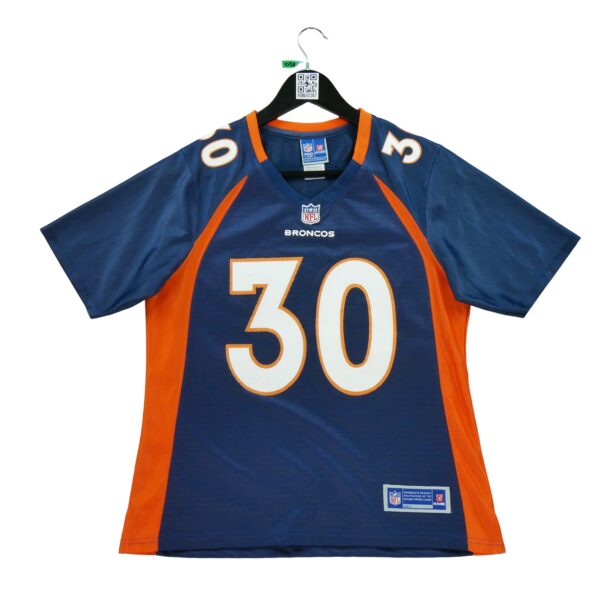 Maillot manches courtes femme marine NFL Equipe Denver Broncos