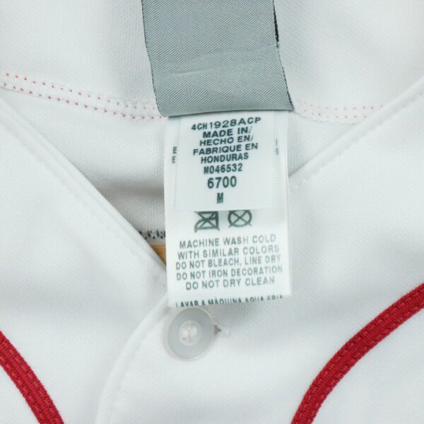 Maillot manches courtes homme blanc Majestic Equipe Red Sox de Boston