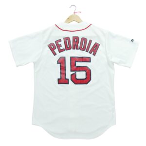 Maillot manches courtes homme blanc Majestic Equipe Red Sox de Boston